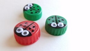 plastic cap bugs